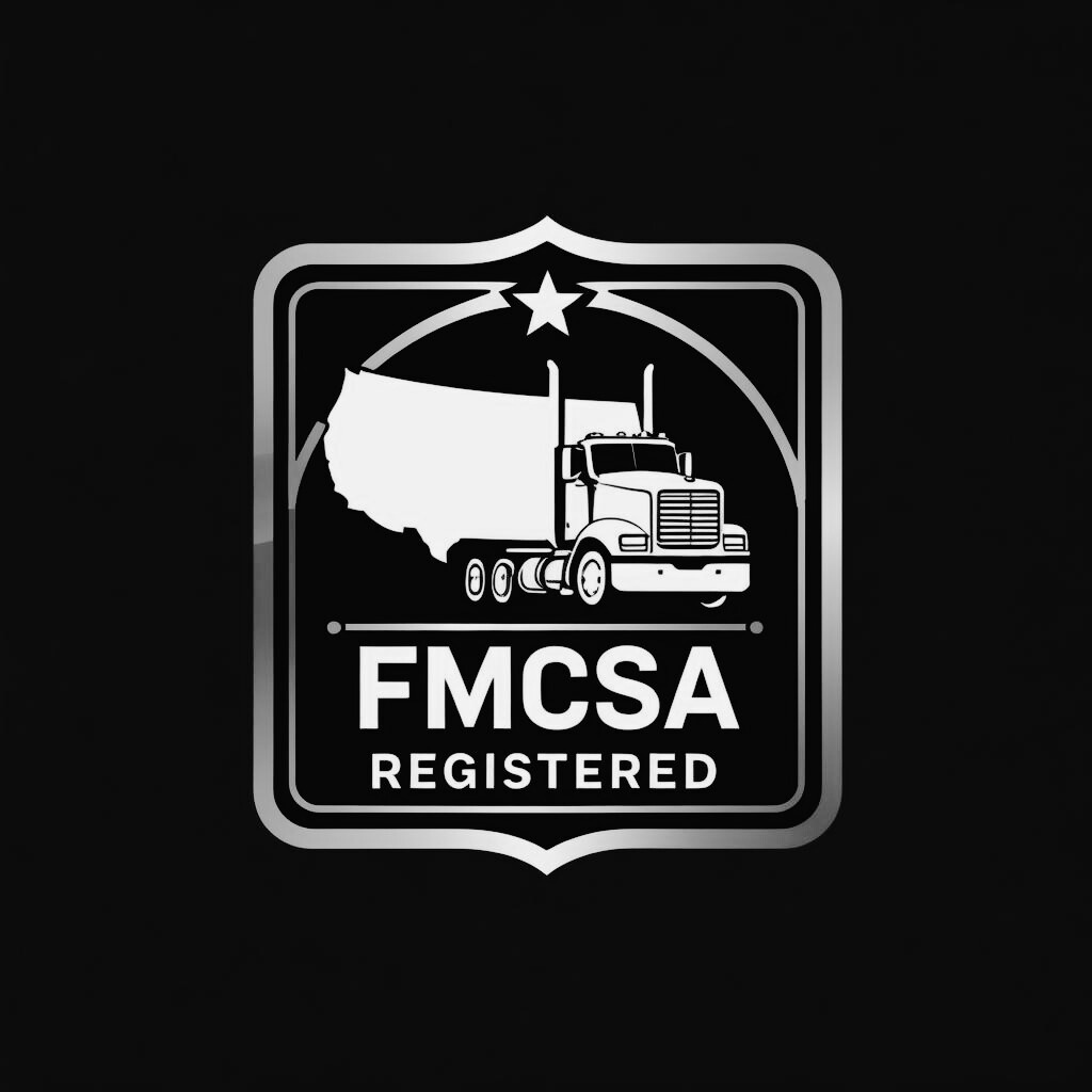 Motor Carrier Brokerage Logo - Navy and Silver