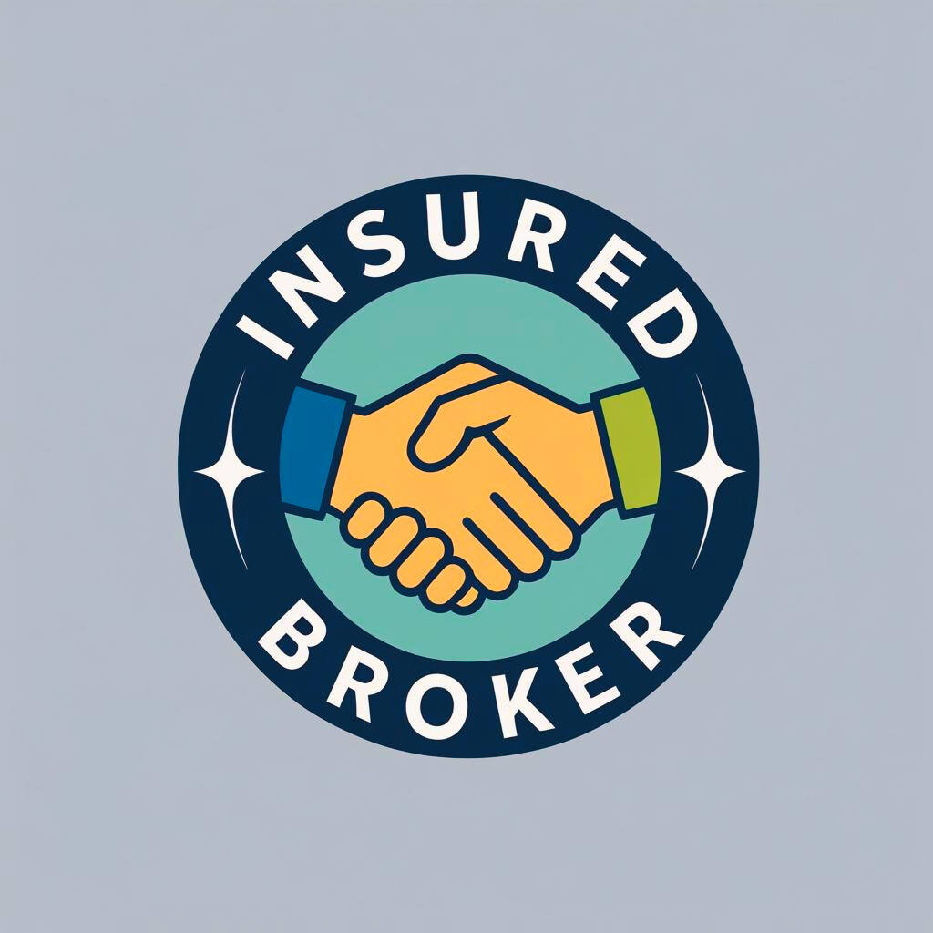 Professional logo with handshake icon